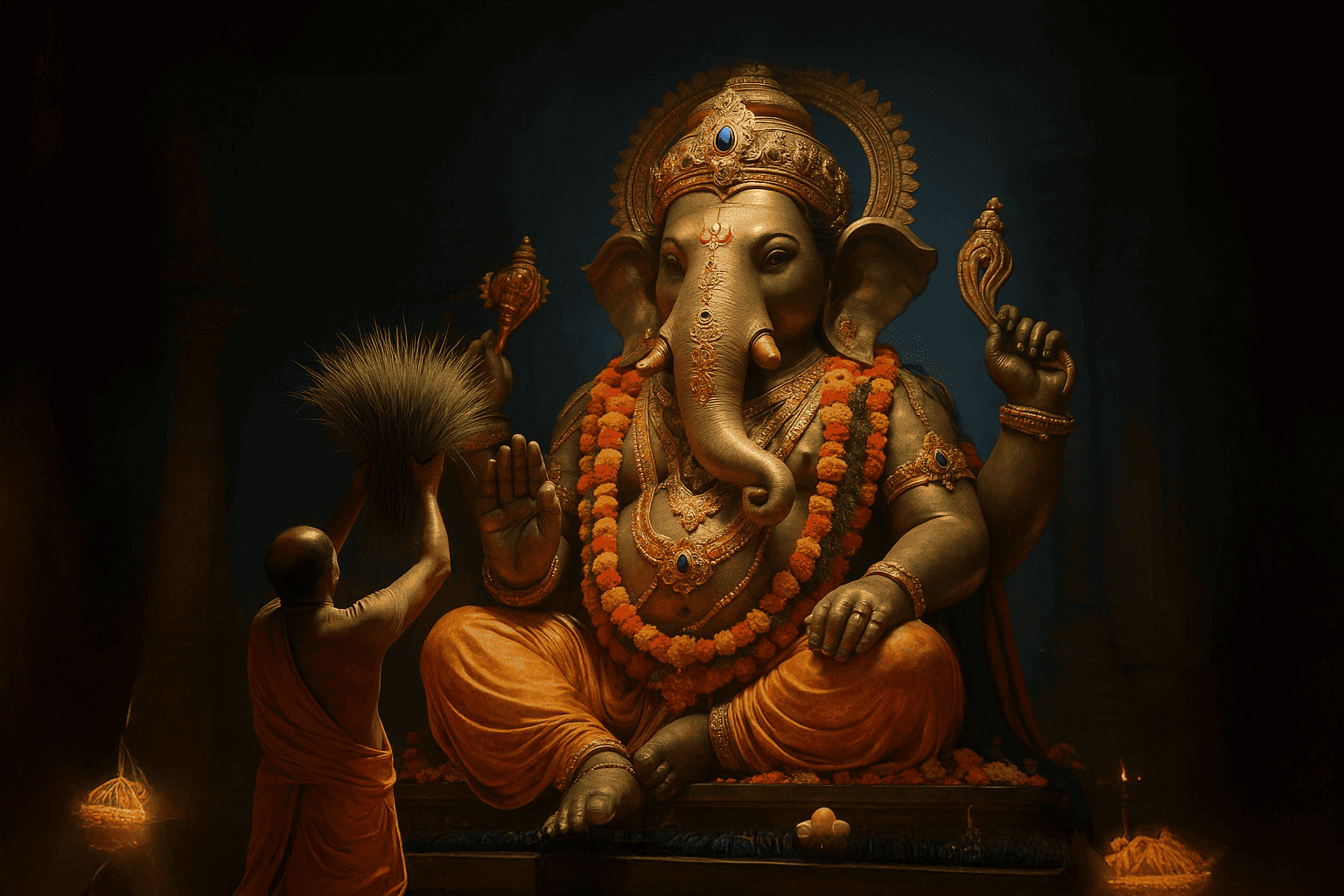 Chaturthi Spl Sahasra Durva Archana